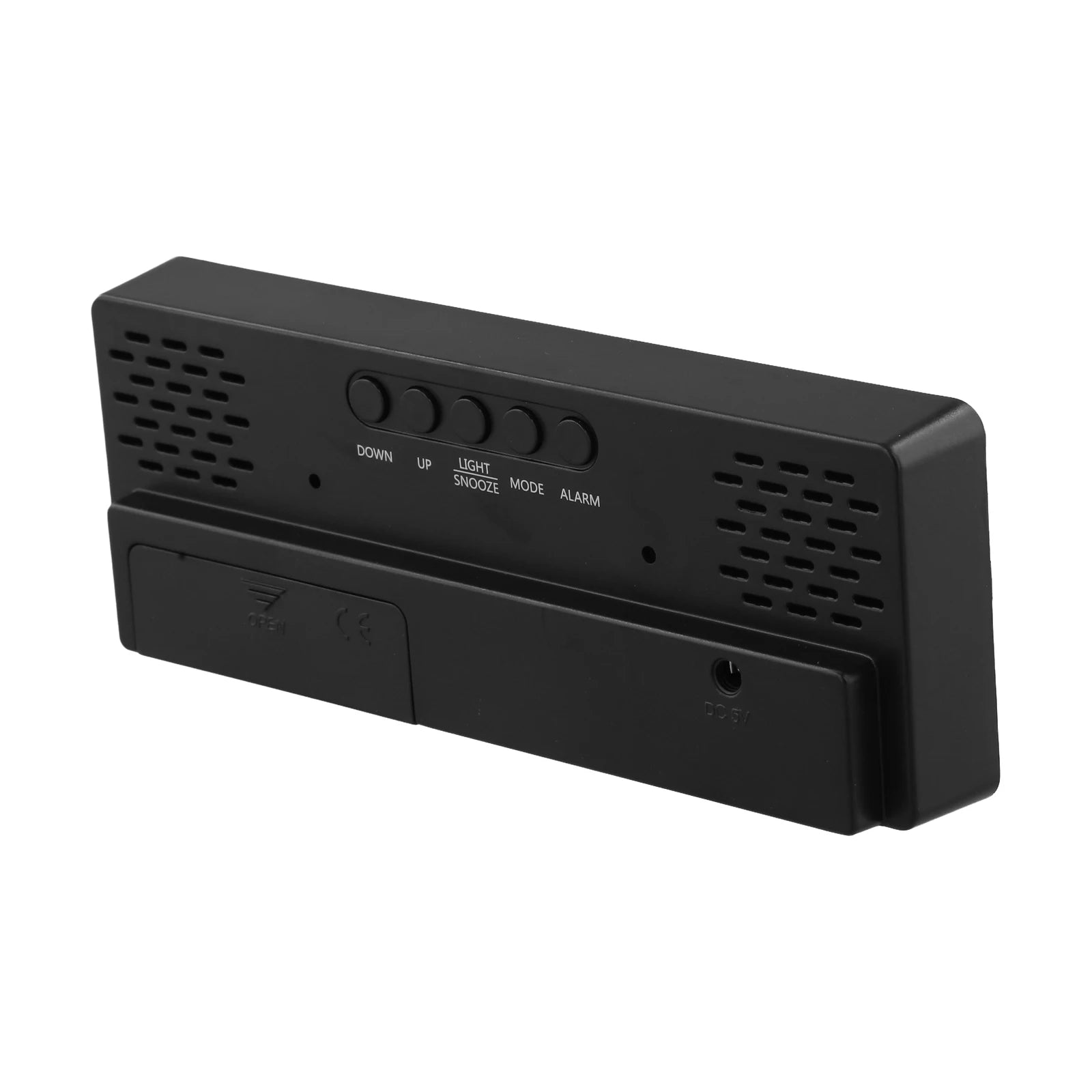 Electronic Clock with Bright Large Display and Voice Control Designed for Time Alarm Calendar and Temperature Monitoring