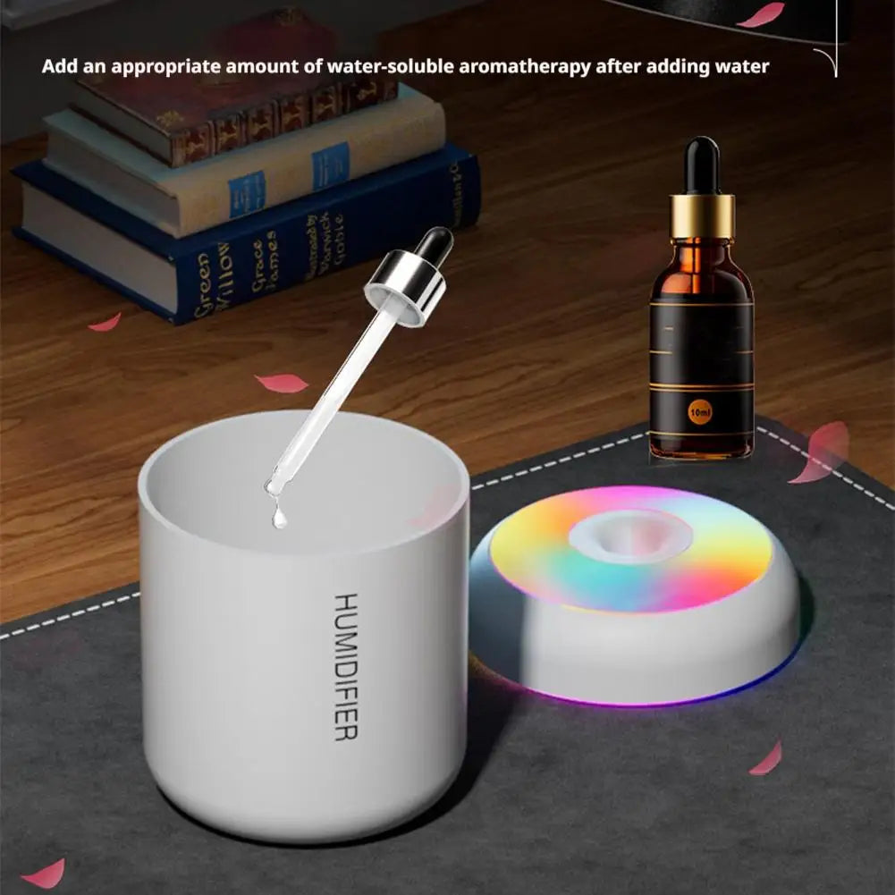 180ML Mini Air Humidifier USB Electric Aroma Diffuser Essential Oil Purifier Aromatherapy Mist Maker Lights For Car Home Bedroom