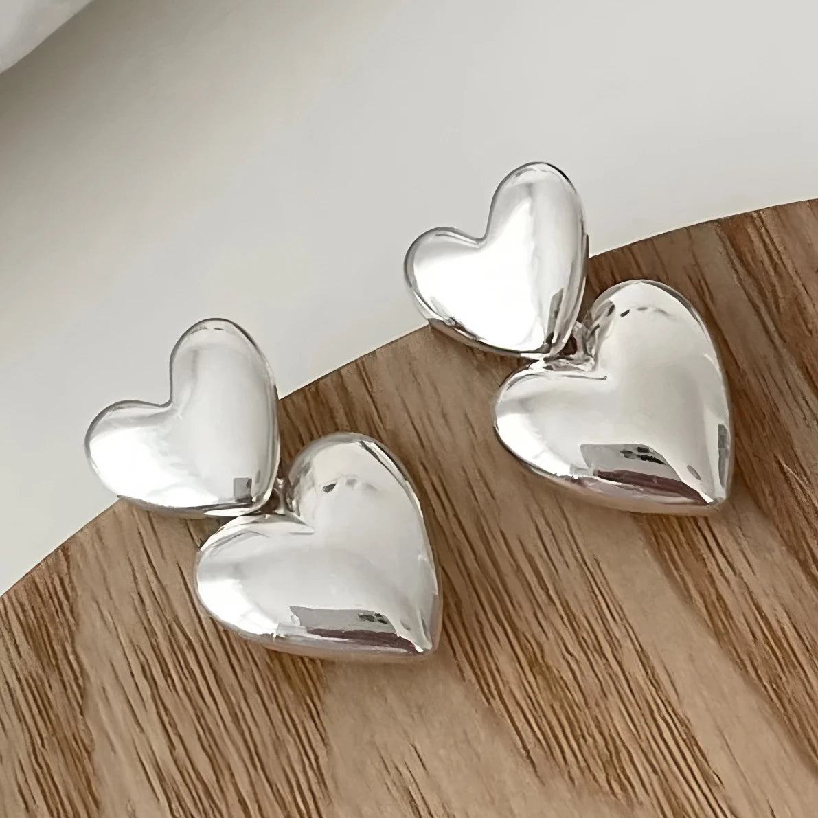 VENTFILLE 925 Sterling Silver CZ Star Moon Asymmetric Hoop Earrings for Women Girls Gold Silver Color Party Jewelry Gifts