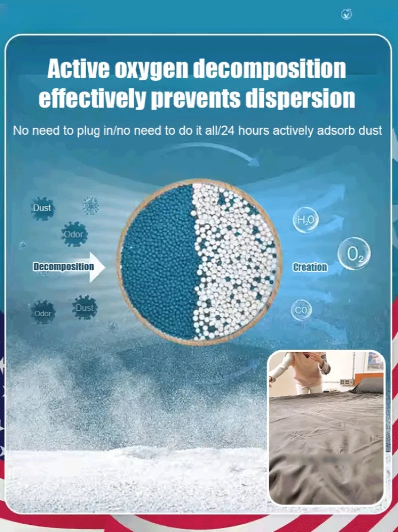 Efficient Air Purifier Box Dehumidifier Deodorizer Dry Agent For Home Bathroom Odor Eliminator Anti Moisture Dust Removal