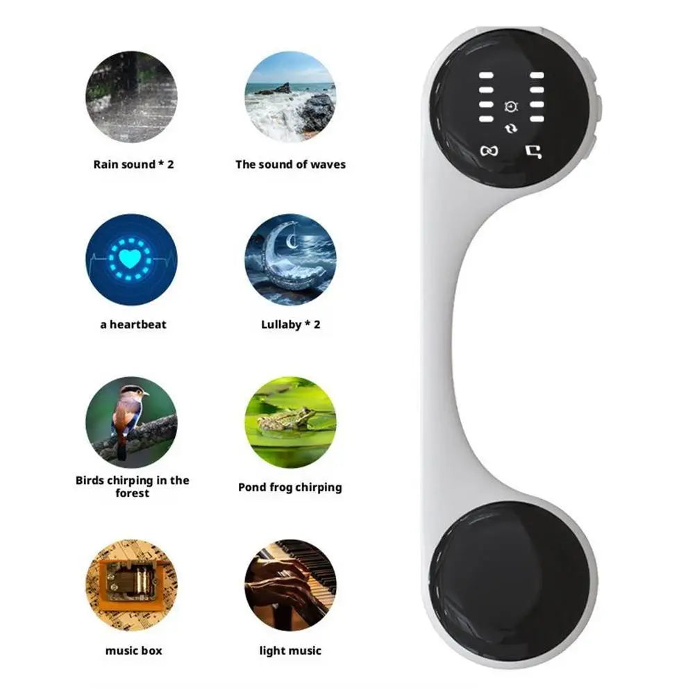 Portable Bluetooth Sleeping Speaker Built-In 10 Natural Sounds White Noise TF Card Music Box For Sound Experienc