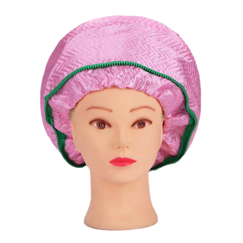 Hair Steamer Cap Electric Hair Heating Cap Thermal Treatment Hat Waterproof Self-heating Hat SPA Nourishing Hair Styling Care
