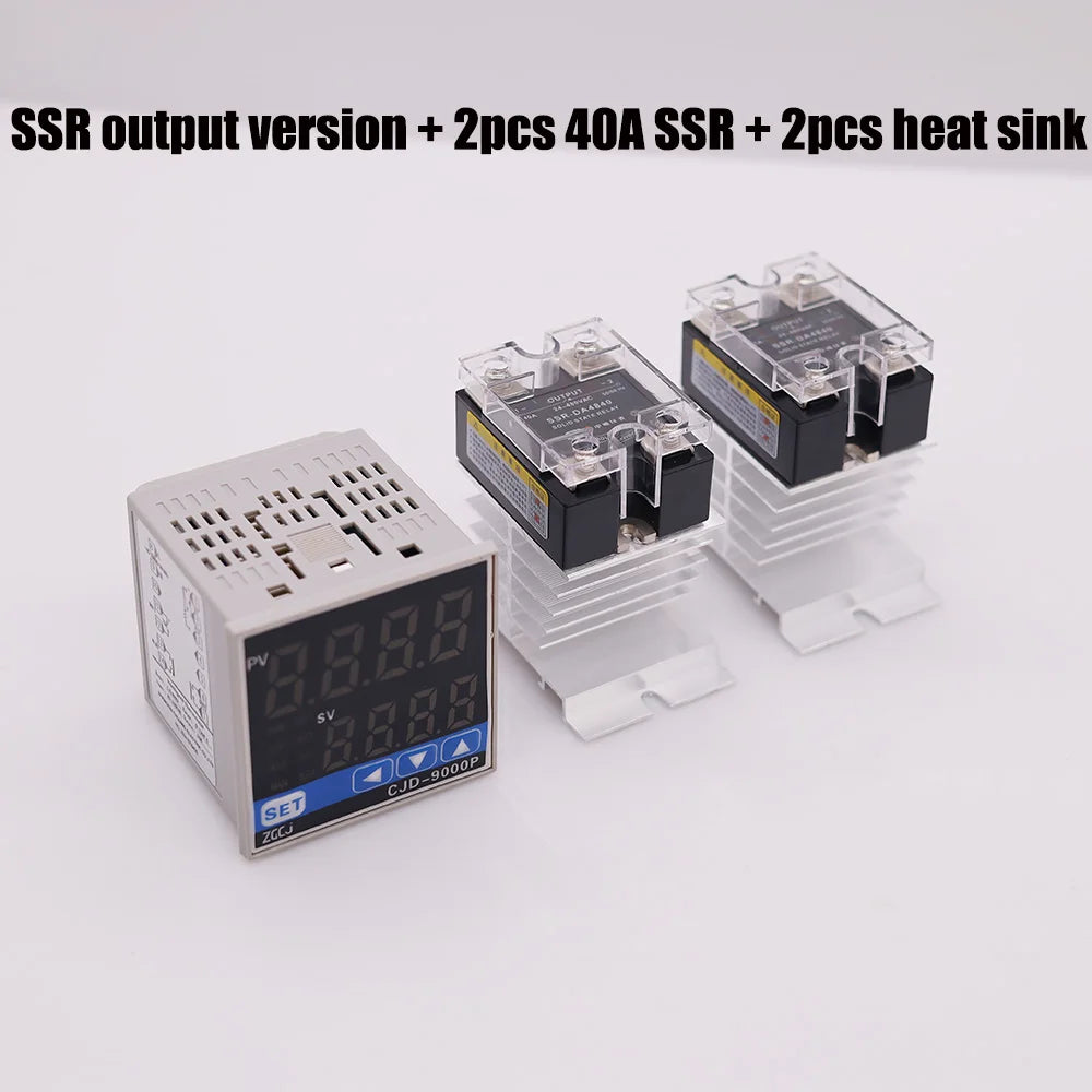Digital programmable temperature curve thermostat Temperature and timer 2 in 1 ramp soak pid temperature controller