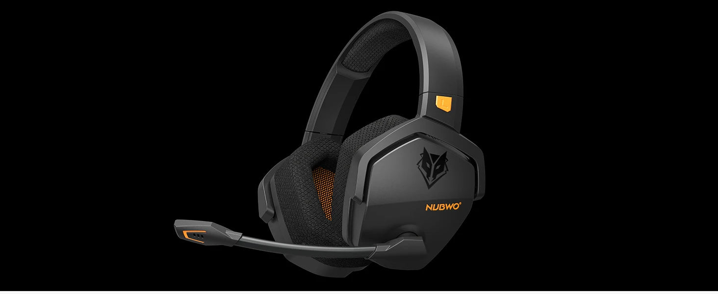 NUBWO G06 Wireless Gaming Headset with Microphone for PS5, PS4, PC, Mobile, Switch, 2.4GHz Bluetooth 5.3 Dual Gaming Headphones
