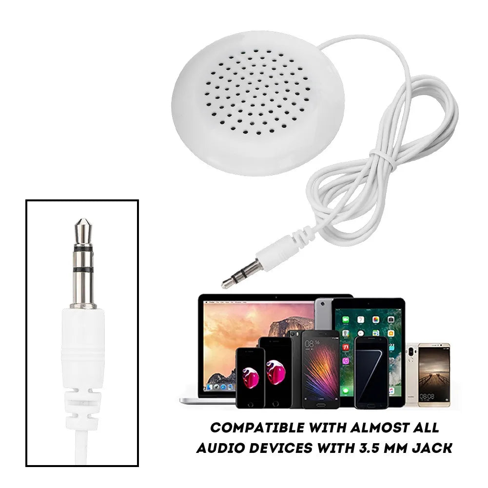 3.5mm Mini Speakers New DIY Pillow Speaker 3.5mm Mini Stereo Speaker for MP3 Phone Portable CD Portable Speaker Mini Speaker