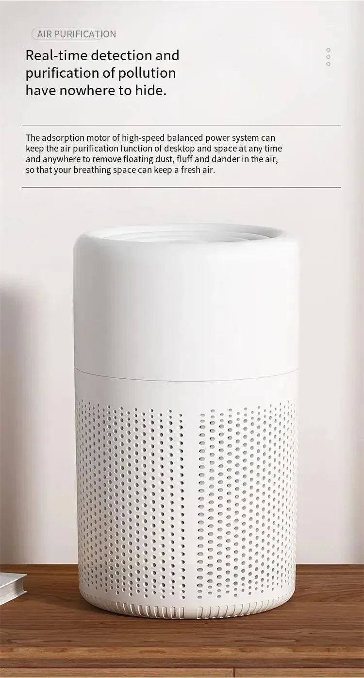 Xiaomi Air Purifiers Home Air Cleaner HEPA Filter PM 2.5 Anti-allergic Remove Second-hand Smoke Odor Air Freshener for Bedroom
