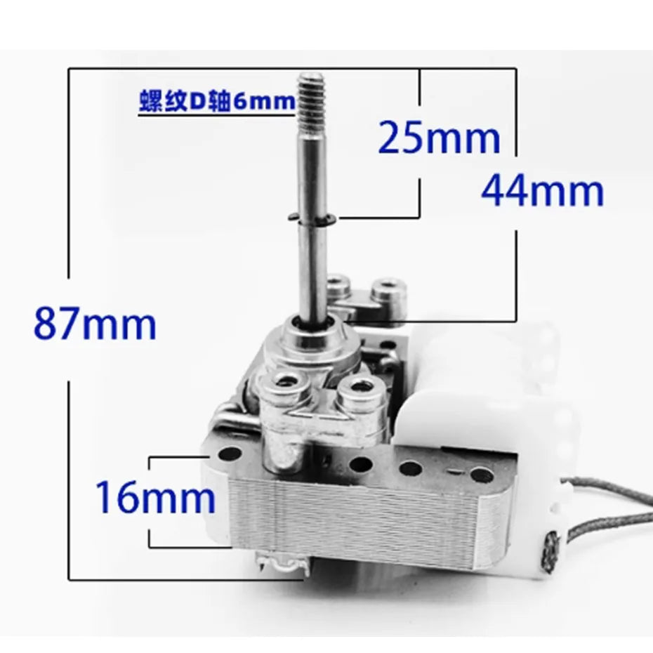 Air fryer motor YJF61/13/16/20 universal 220V shielded pole asynchronous motor fan accessories
