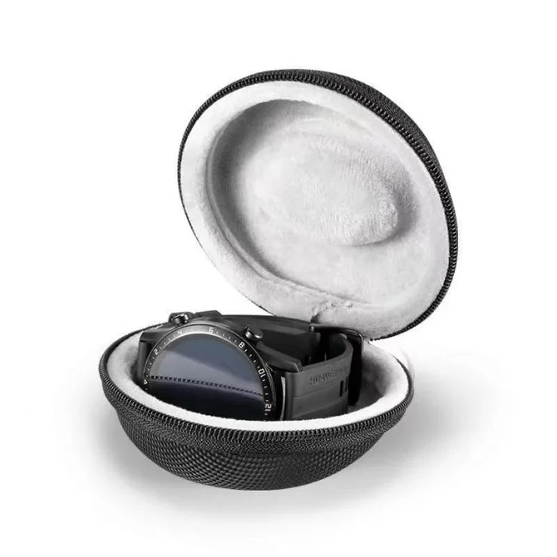 1Pc Travel Case Portable Storage Box For Single Watch Shock And Impact-resistant For Wristwatches Smart Watches