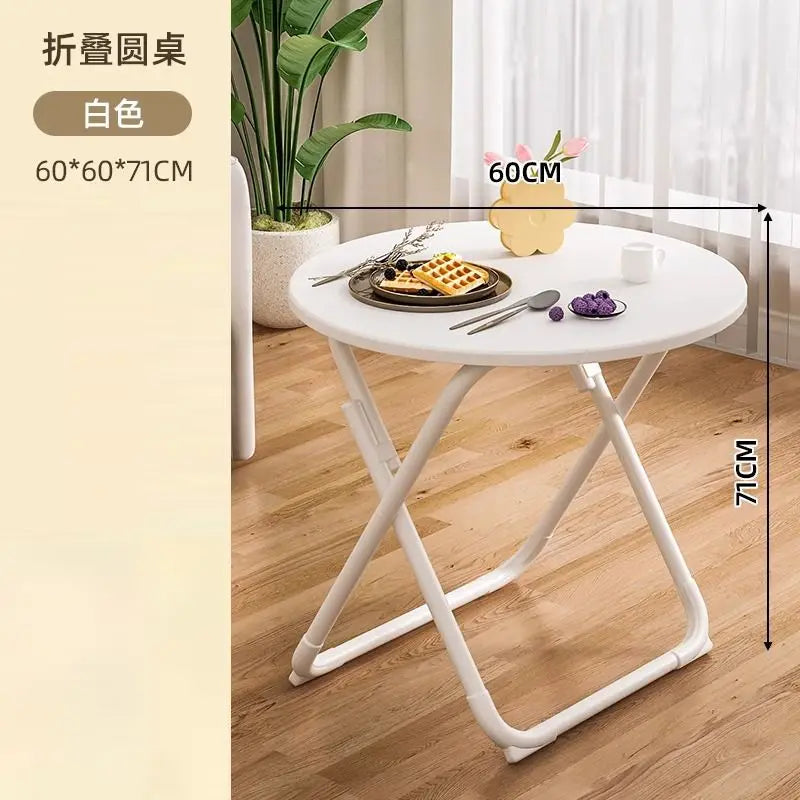 Folding Dining Table Household Small Apartment Eating Square Table Balcony Portable Dining Table Simple