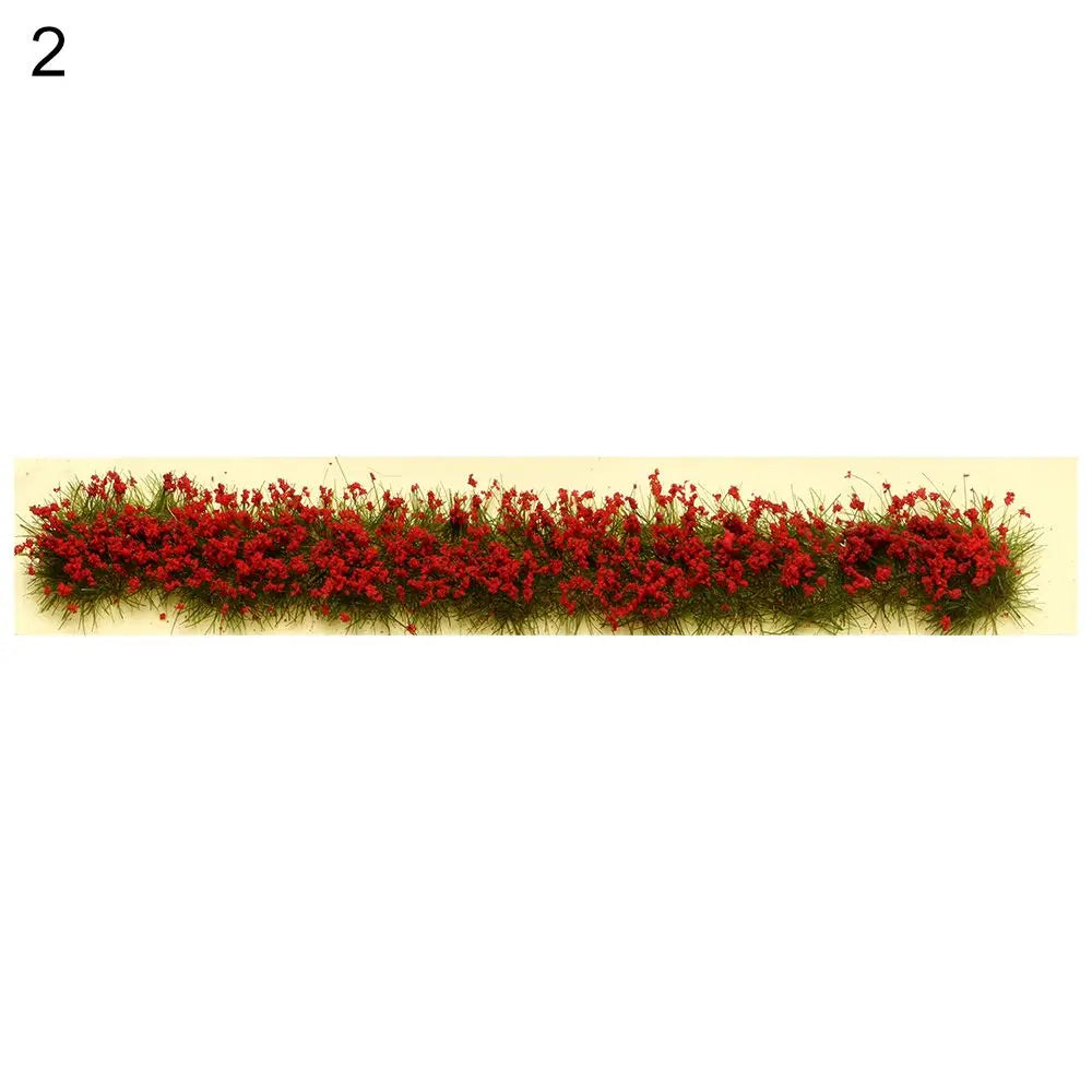 DIY Miniature Garden Decor Durable Static Scenery Model Landscape Wargame Grass Tufts Building Layout Sand Table Flower Cluster