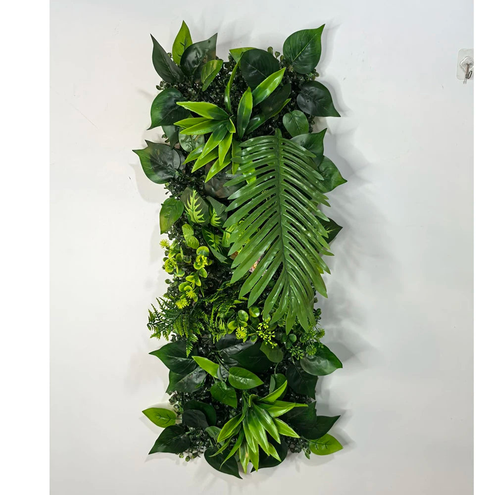 25*75CM Artificial Lawn  Plant Green Imitation Grass Plant Wall Panel Home Decoration Shingle Nail