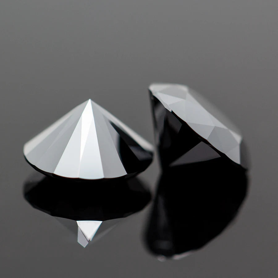 Natural Black Color Moissanite Loose Stone Moissanita Lab Diamond GRA Certified Moissanite Gemstone Pass Diamond Tester