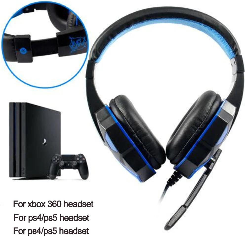 3.5MM Wired Gaming Headset Headphone With  MIC for PS4 PS5 Xbox Smartphone/PC One Switch IPad PC Portable Consumer Electronics