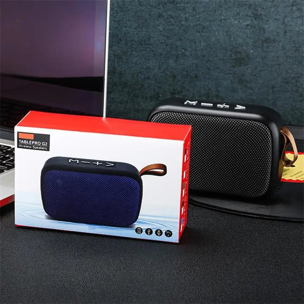Wireless Mini Bluetooth Speaker with Fabric Design, TF Card Support, 3D Stereo Sound, Designed for Outdoor Use