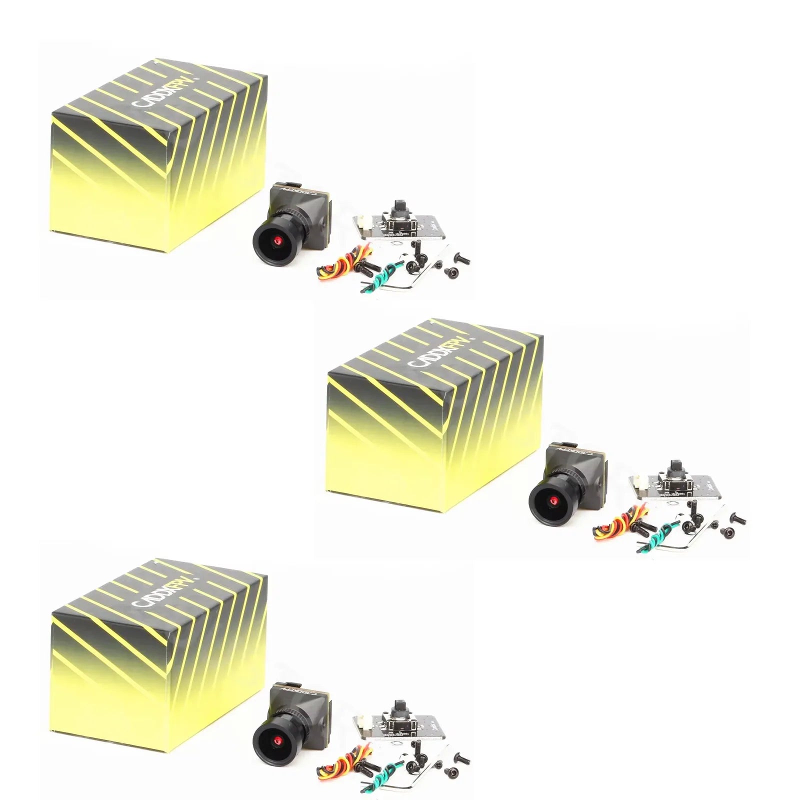 CADDX Ratel Pro FPV Camera 1/ 3/ 5PC 1500TVL 2.1mm Lens 16:9/4:3 NTSC/PAL FOV125° Blacklight Night Vision Camera For RC Drone