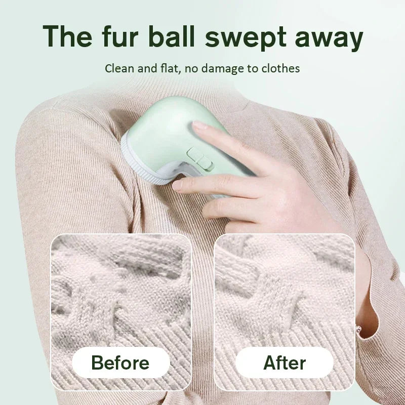 Clothes Bobble Fluff Shaver USB Operated Electric Fur Defuzzer 850mAh Portable Lint Remover Household Cleaning Tool