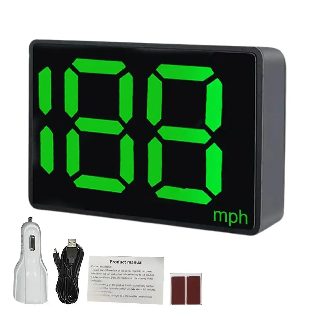 Universal Smart Gadget: GPS Car Speedometer with HUD Measurement Display; Speed KM/H. Experience in Improved V3G7