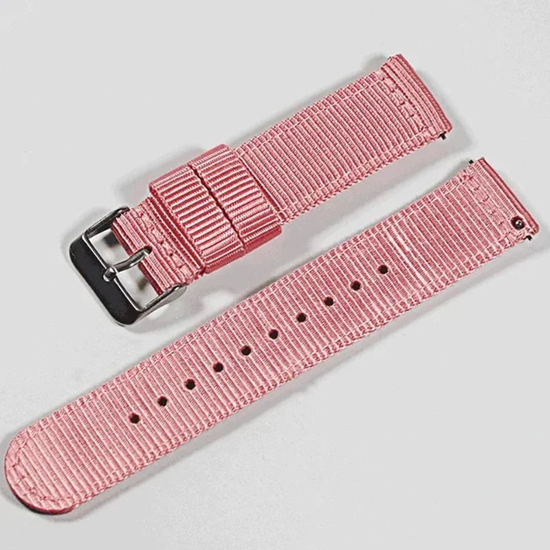 Nylon strap 18mm 20mm strap 22mm strap quick release design suitable for smart watches