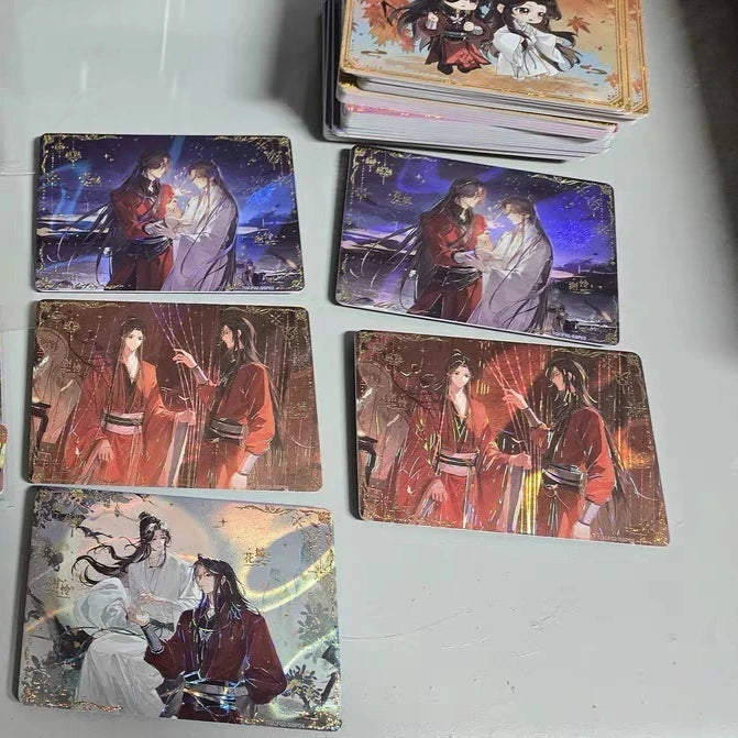 In Stock Tianguan Blessing Four Seasons Card Anime Anniversary Edition Collected Card Blind Box Original Nice Festival Gift Toys