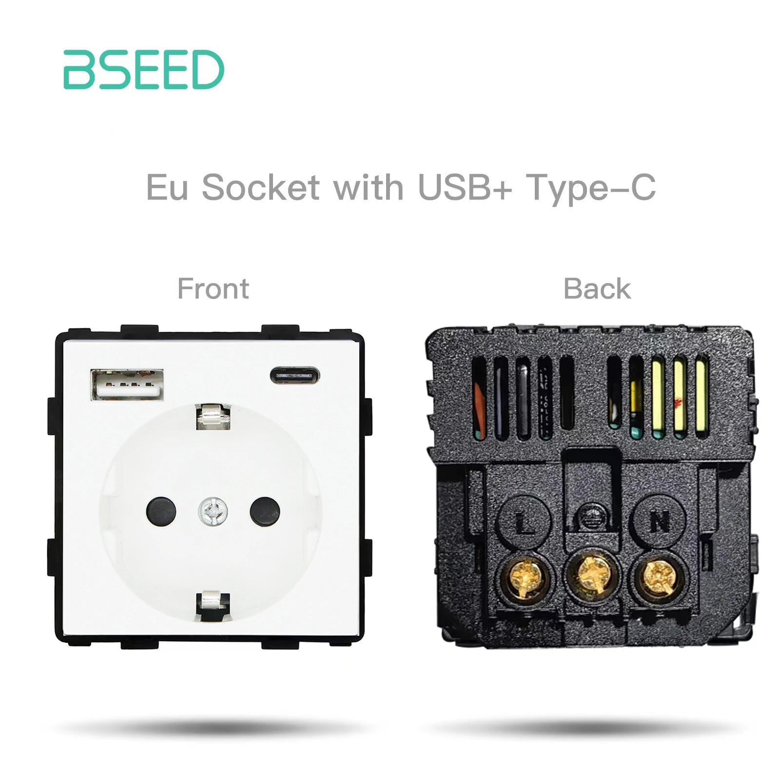BSEED Wifi Smart Thermostats Electric Boiler Water Floor Heating Central Controller Glass Panel Socket Switch DIY Accessory Part