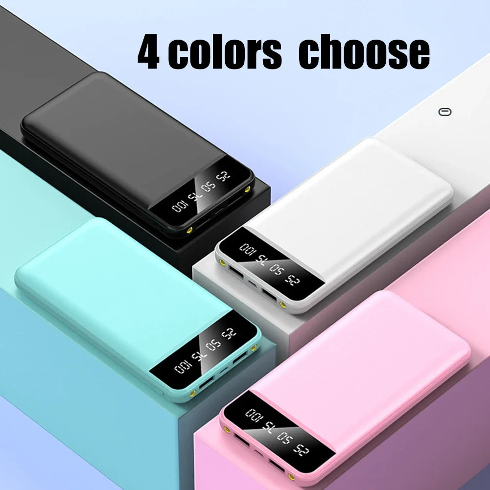50000mAh Portable Power Bank Charging Intelligence Digital Display External Battery Pack Dual USB For Fast Heating Vest Jacket