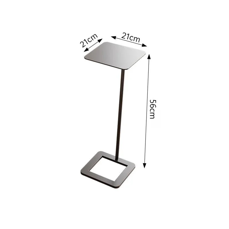 Corner Side Table for Living Room Narrow Sofa Gap Mini Coffee Table Outdoor Small Side Desk