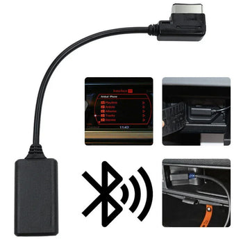 1/2PCS Bluetooth Audio Cable For Audi AMI Multimedia Q5 A5 A7 R7 S5Q7 A6LA8LA4LAMI Audio Cable Adapter Automotive Accessories
