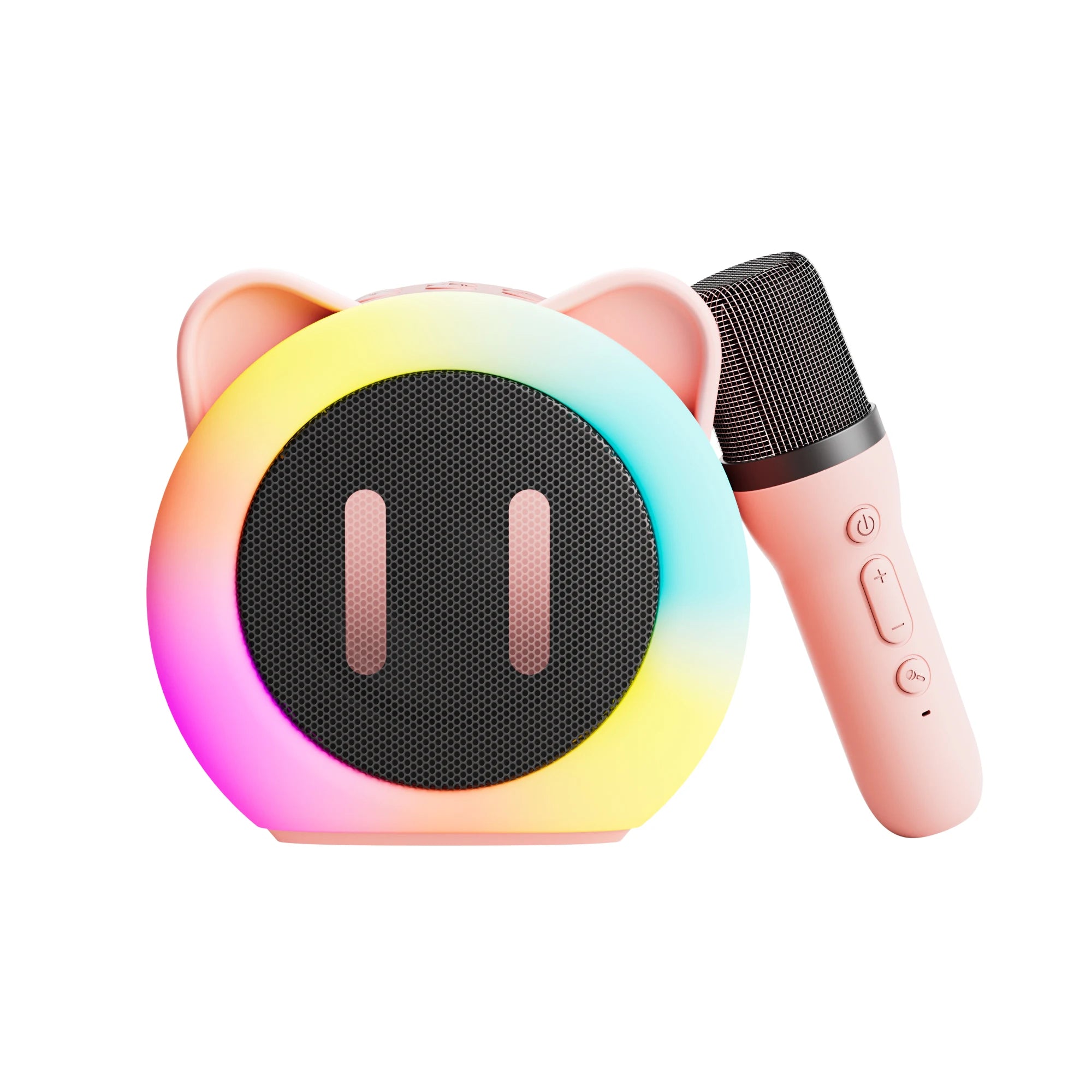 PARAMITA Bluetooth Speaker Portable Home Cute Karaoke Mini Wireless Audio with Microphone Home Karaoke Singing Machine Kids Gift