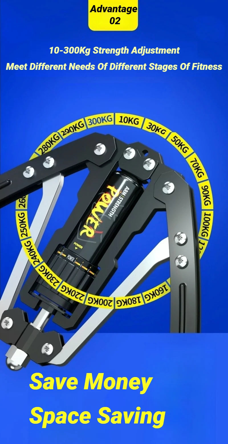 Adjustable 22-440 Pounds Arm Exercisers Hydraulic Power Home Chest Amplifiers Shoulder Muscle Training Fitness Equipment