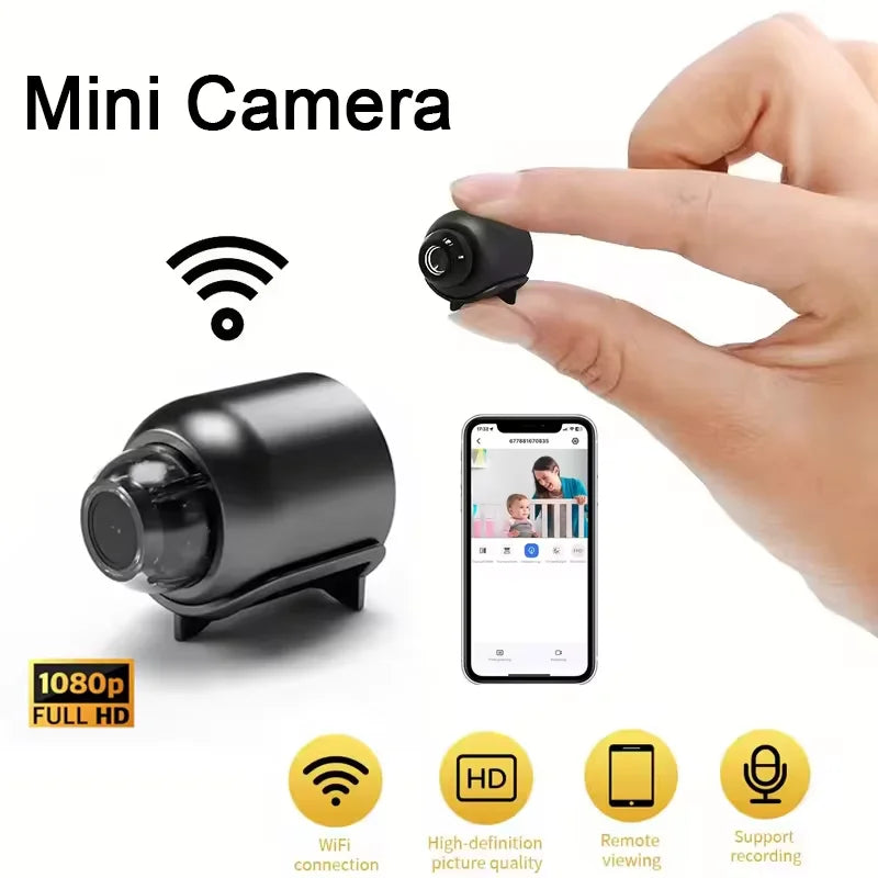 Mini 1080p HD Smart Camera Wireless Surveillance Security Video Cam Night Vision Motion Detect Camcorder Smart Home Cam Monitor