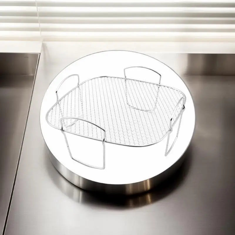 Air Fryer Grille Suitable For Air Fryers Oven Grill Stainless Steel Stackable Grill Kitchen Utensils Cook Multiple Foods