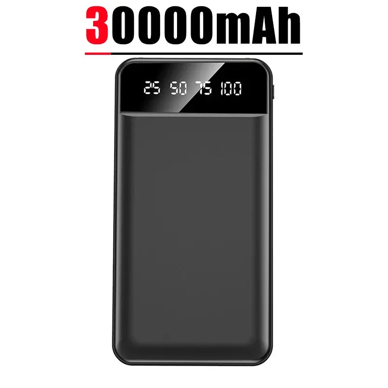 50000mAh Portable Power Bank Charging Intelligence Digital Display External Battery Pack Dual USB For Fast Heating Vest Jacket