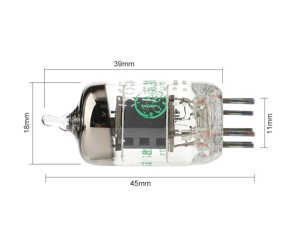 2PCS GE 5654W GE5654 Vacuum Tube Valve Vacuum Electronic Tube Upgrade For 6J1 6m1 6AK5 6J1P EF95 Audio Amplifiers