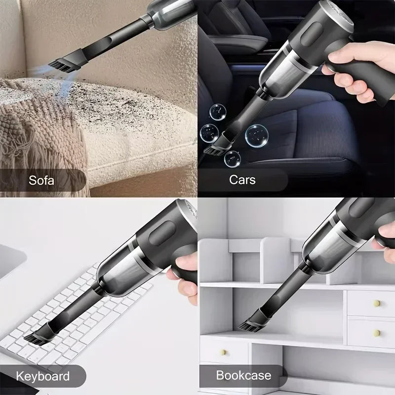 Car Vacuum Cleaner 2900000 Pa 4 In1 Powerful Clean Machine Wireless Blowing Suction Portable Vacuum Cleaner household New 2026