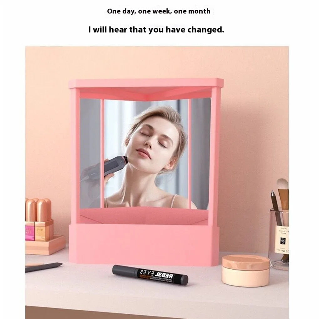 Professional TrueMirror Cosmetic Mirror - Non Reversing Clear Inverted Mirror for Bedroom Vanity Table Makeup