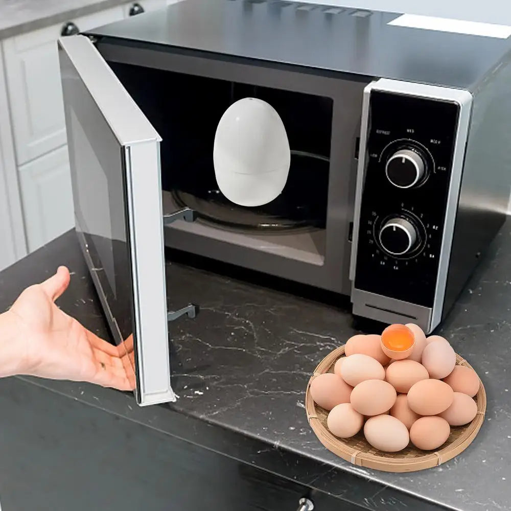 Microwave Egg Poacher Microwave Boiled Egg Maker Cooking Accessories Rapid Egg Cooker Egg Steamer for Hard Soft Boiled Egg