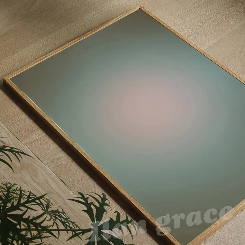 Gradient Aura Wall Art Print Affirmation Poster Gradient Artwork Canvas Painting Aesthetics Wall Art Decoration Pictures