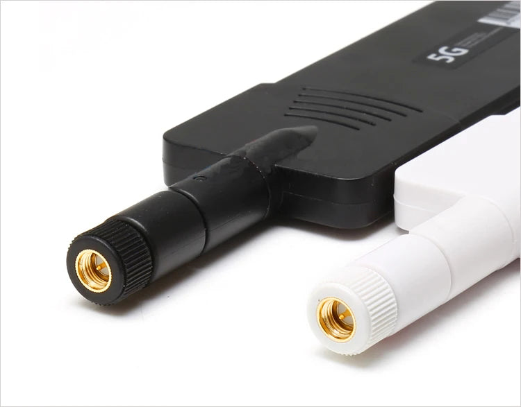 2-piece set, 5G 4G SMA external antenna, suitable for modems, routers, 40dBi folding signal amplifiers, wide range 600~6000Mhz