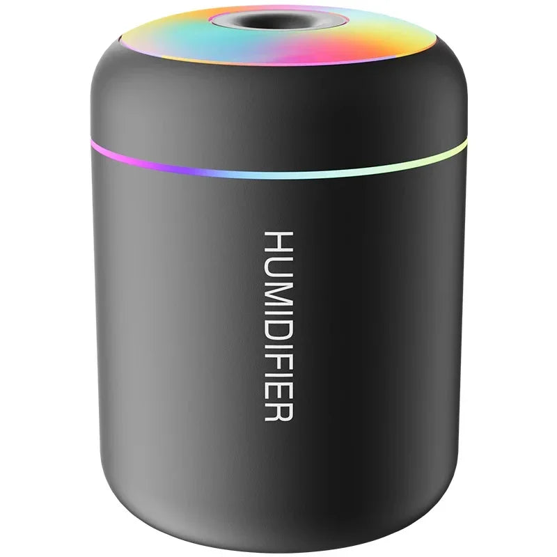 Portable Mini Air Humidifier USB Electric Aroma Diffuser Essential Oil Purifier Aromatherapy Mist Maker Lights for Car Home