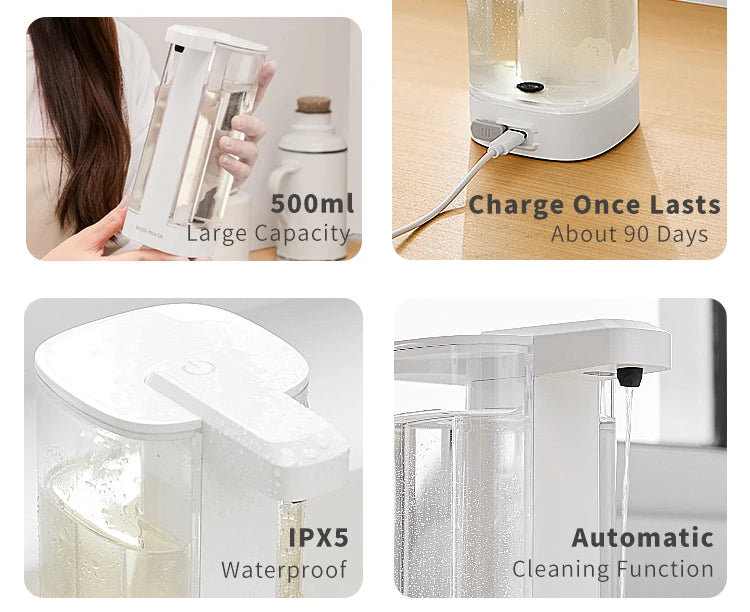 Automatic Dishwashing Machine Sensor Intelligent Hand Washing Machine Kitchen Hand Sanitizer Soap Dispenser