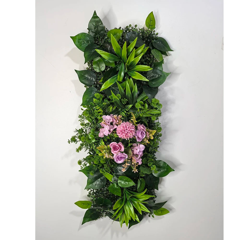 25*75CM Artificial Lawn  Plant Green Imitation Grass Plant Wall Panel Home Decoration Shingle Nail