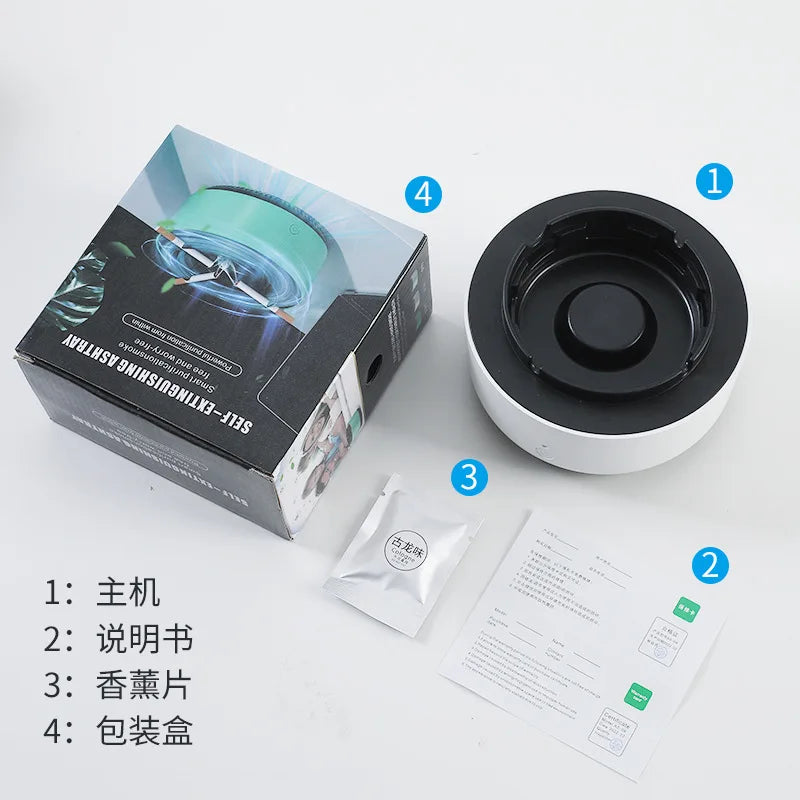 Smart Air Purifier for Smoke Odor Removal with Multi Filtration System Indoor Office Living Room Ashtrays Smoking Accessories