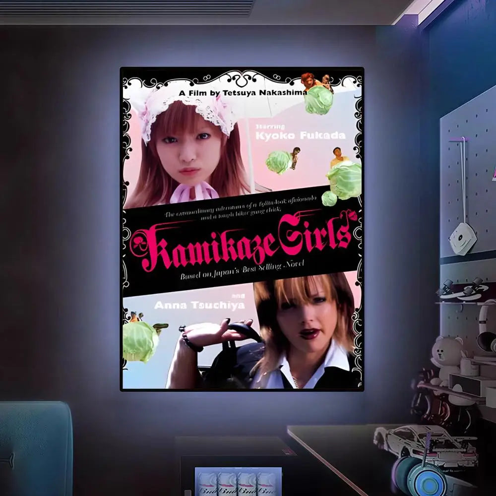 Kamikaze Girls Movie Poster Versatile HD Waterproof Wall Art Self-Adhesive Decor For Any Space Ideal Gift