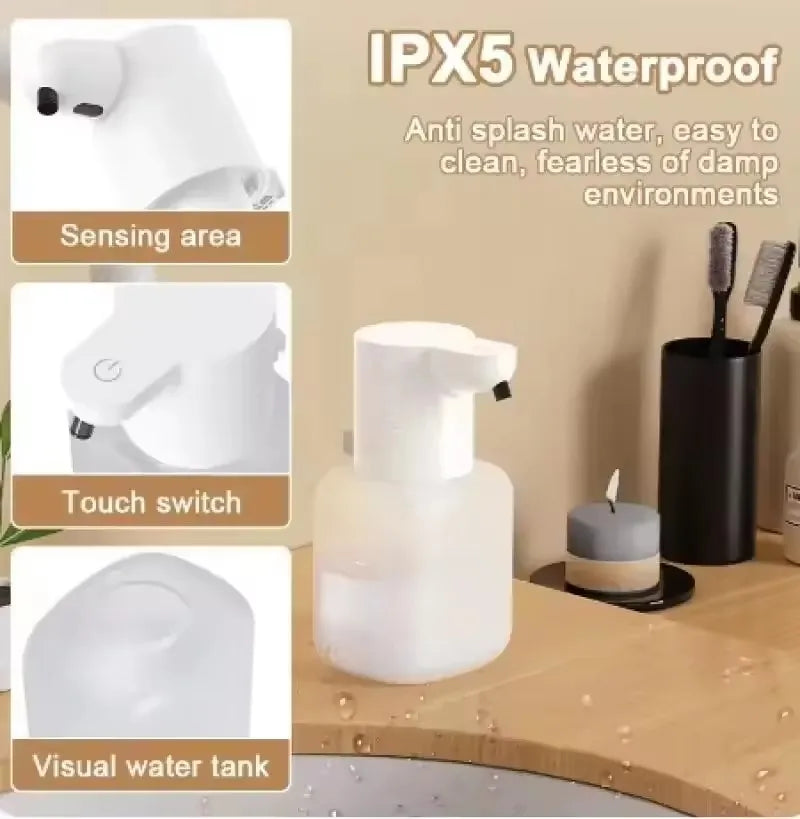 500ML P6 Large Capacity Contactless Intelligent Induction Automatic Sense Soap Dispenser Electric Hand Sanitizer Washing Machine