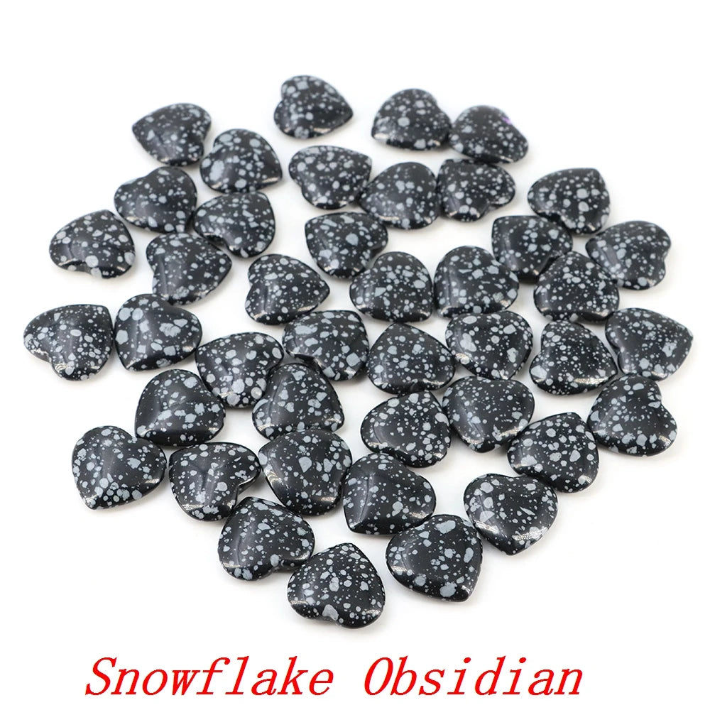 Lots Wholesale Gem Heart Shape LOVE 20MM Natural Crystal Amethyst Agate Bead Healing Reiki Natural Stone Gift Supplies