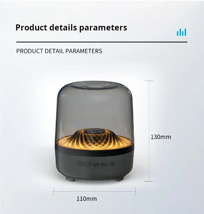 Wireless Bluetooth Speakers Outdoor Portable Loudspeaker Panoramic Surround Sound Effec Subwoofer Breathing Lamp for Android IOS