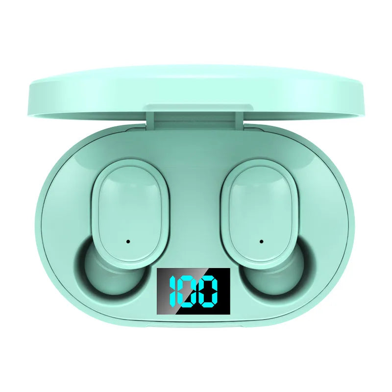 LED Digital Display Wireless Earphones Wireless Bluetooth Headset Noise Cancelling Sports Headphones Universal Bluetooth Earbuds