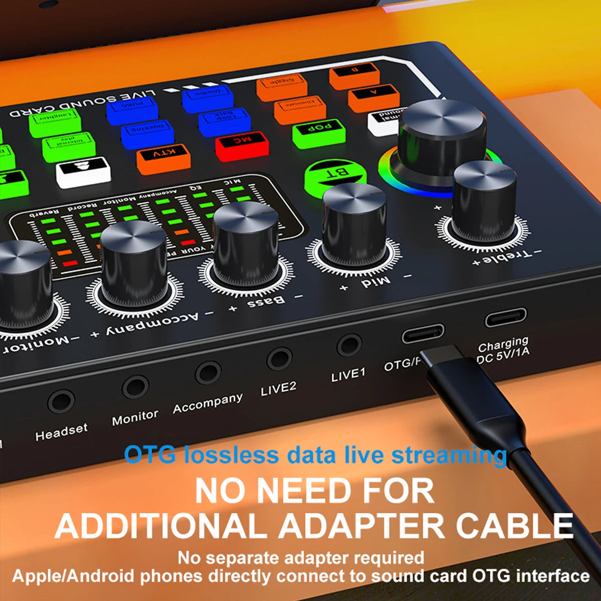F009 Live Sound Card Podcast Equipment With BM-800 Microphone Live Broadcast Set For Audio Recording Youtube Live Streaming