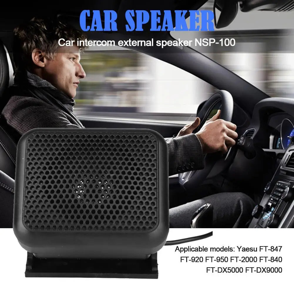 Audio Stereo Durable Home Multifunction External Speaker for Yaesu FT-847 FT-920 FT-950 FT-2000 CB Radio
