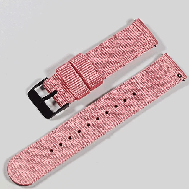 Nylon strap 18mm 20mm strap 22mm strap quick release design suitable for smart watches